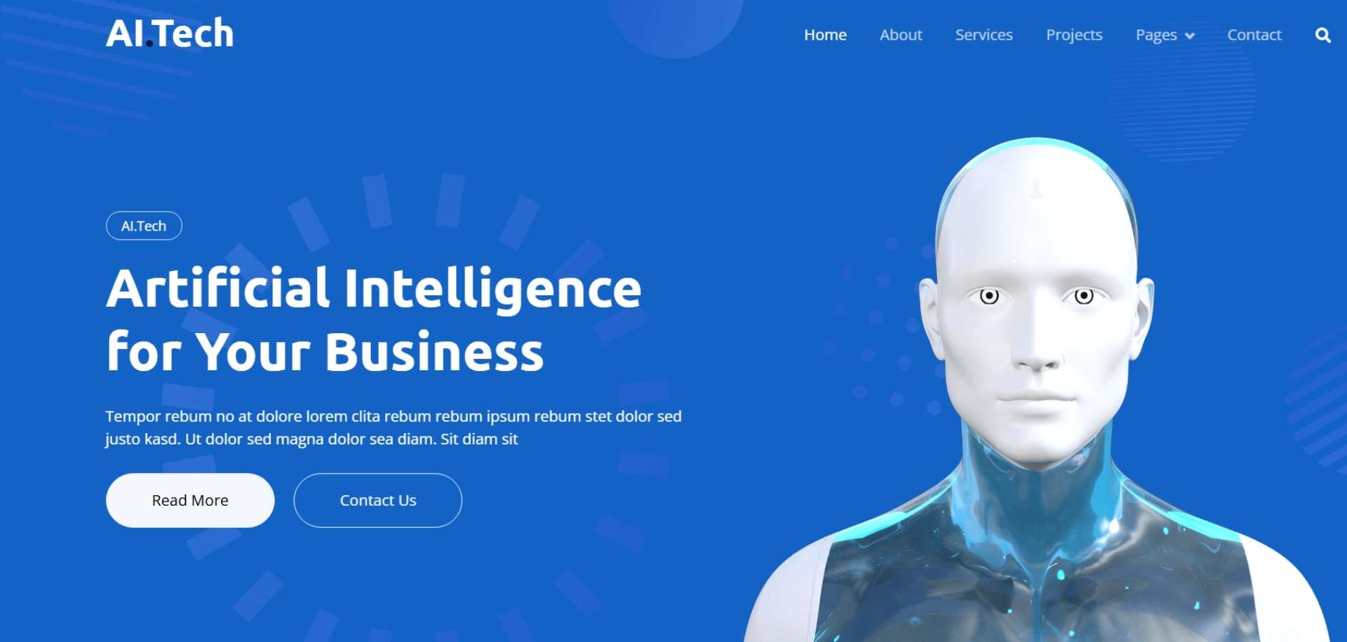 Artificial Intelligence HTML Template Artificial Intelligence HTML Template