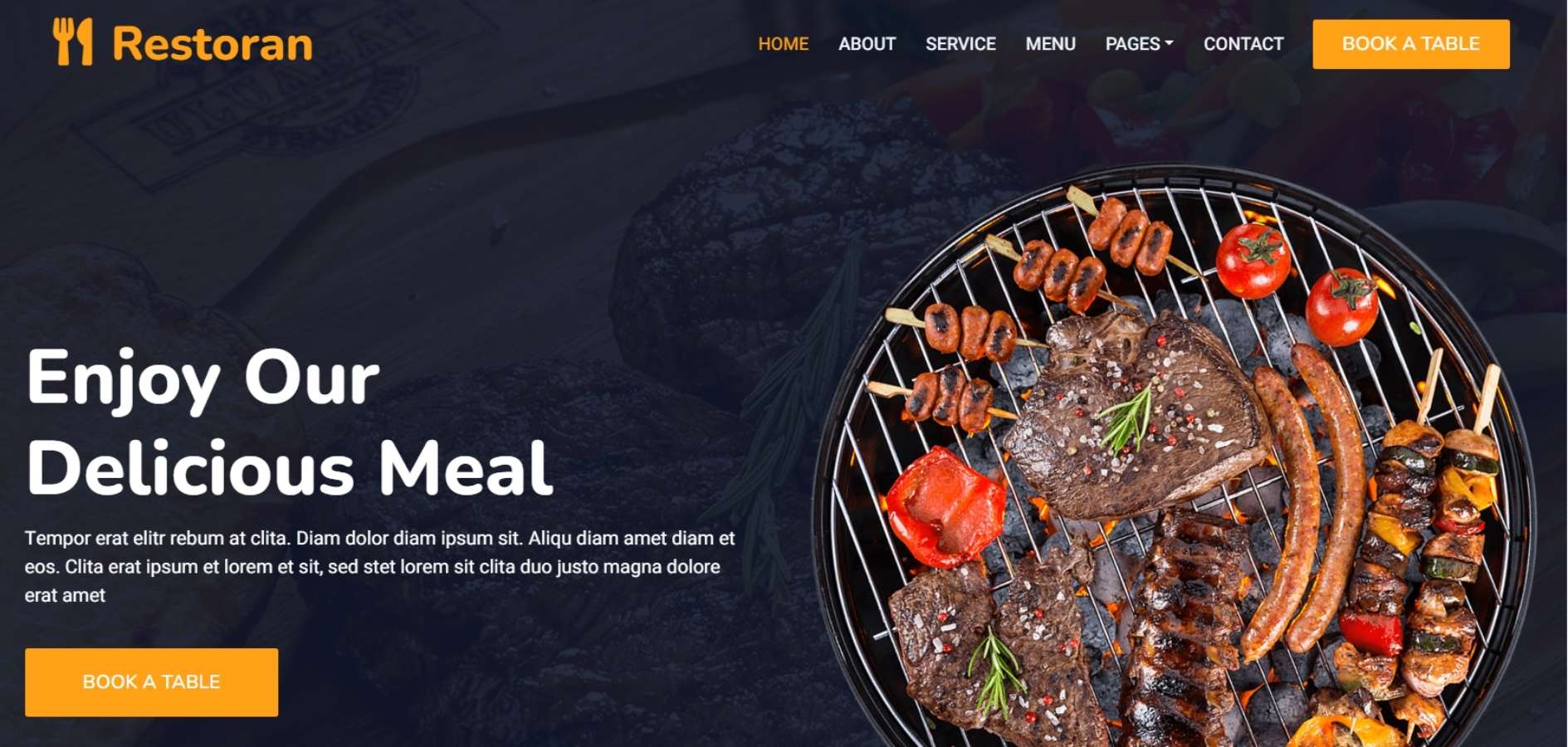 Bootstrap Restaurant HTML Template Bootstrap Restaurant HTML Template