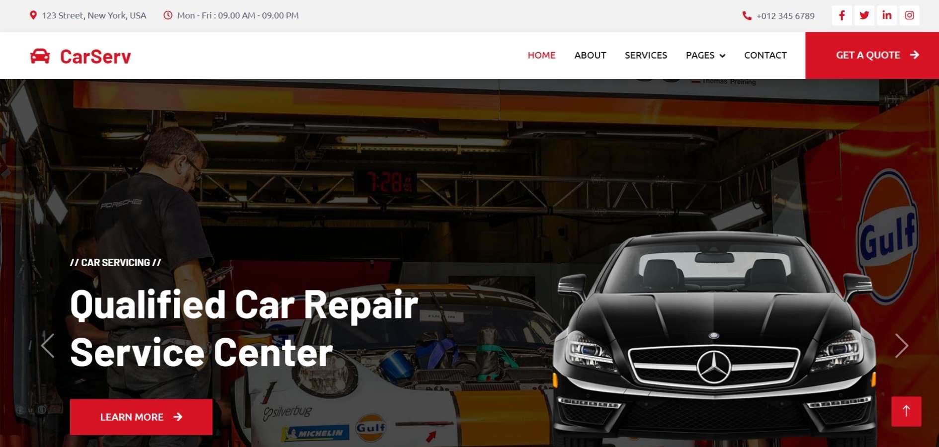 Car Repair HTML Template Car Repair HTML Template