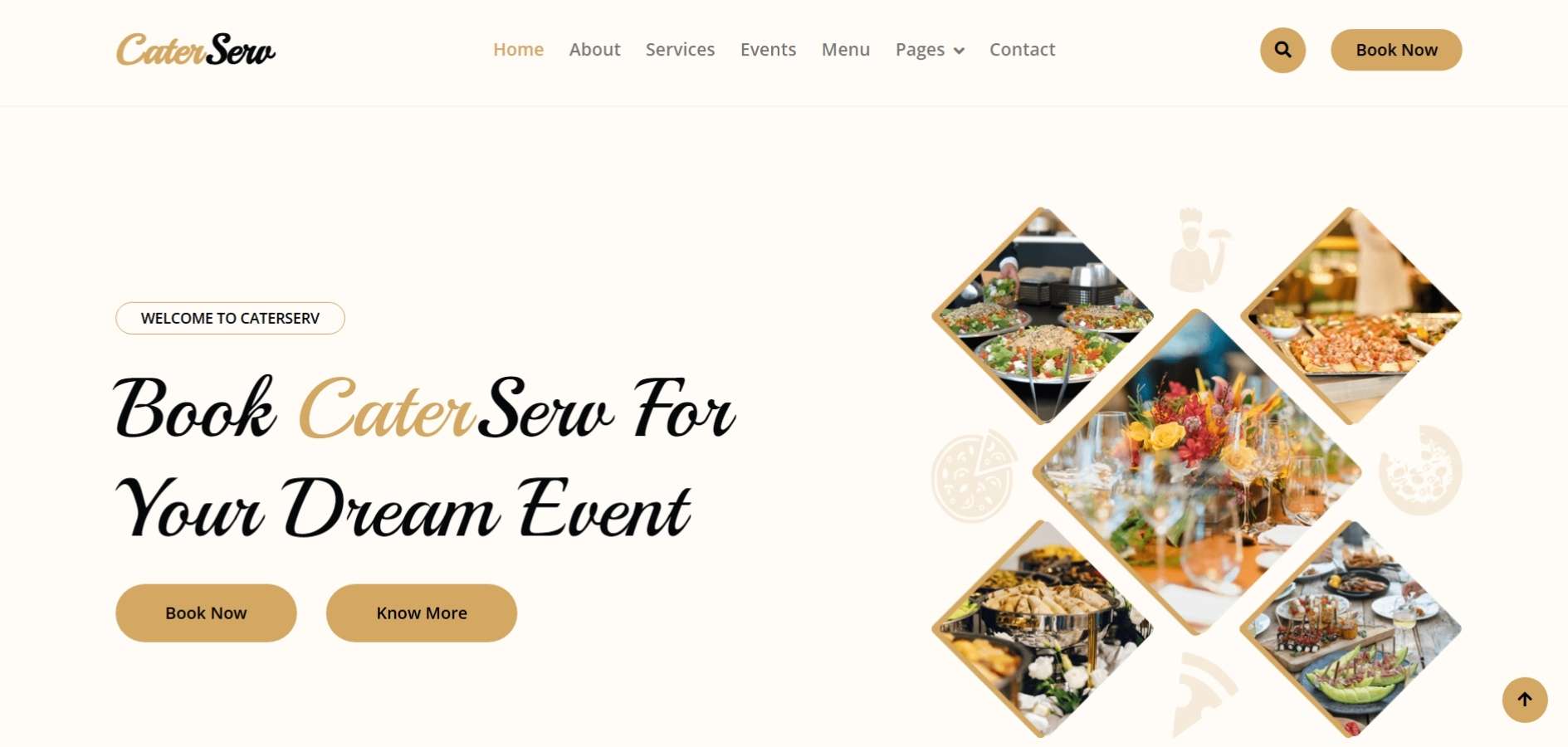 Catering Services HTML Template Catering Services HTML Template