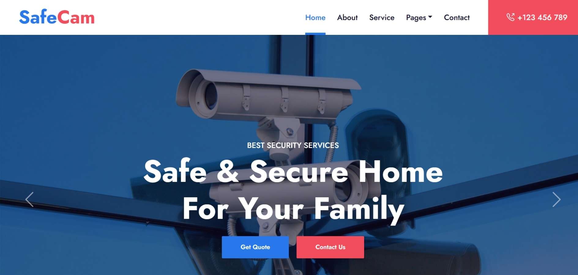 CCTV Website HTML Template CCTV Website HTML Template