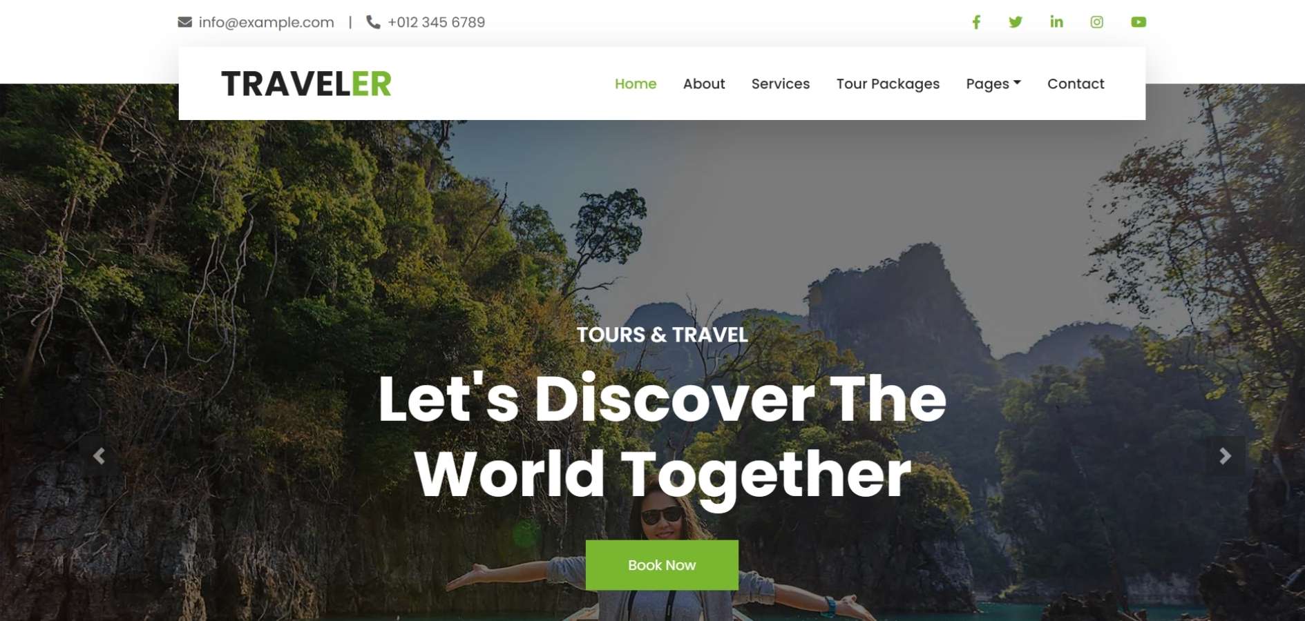 Free Travel Website HTML Template Free Travel Website HTML Template