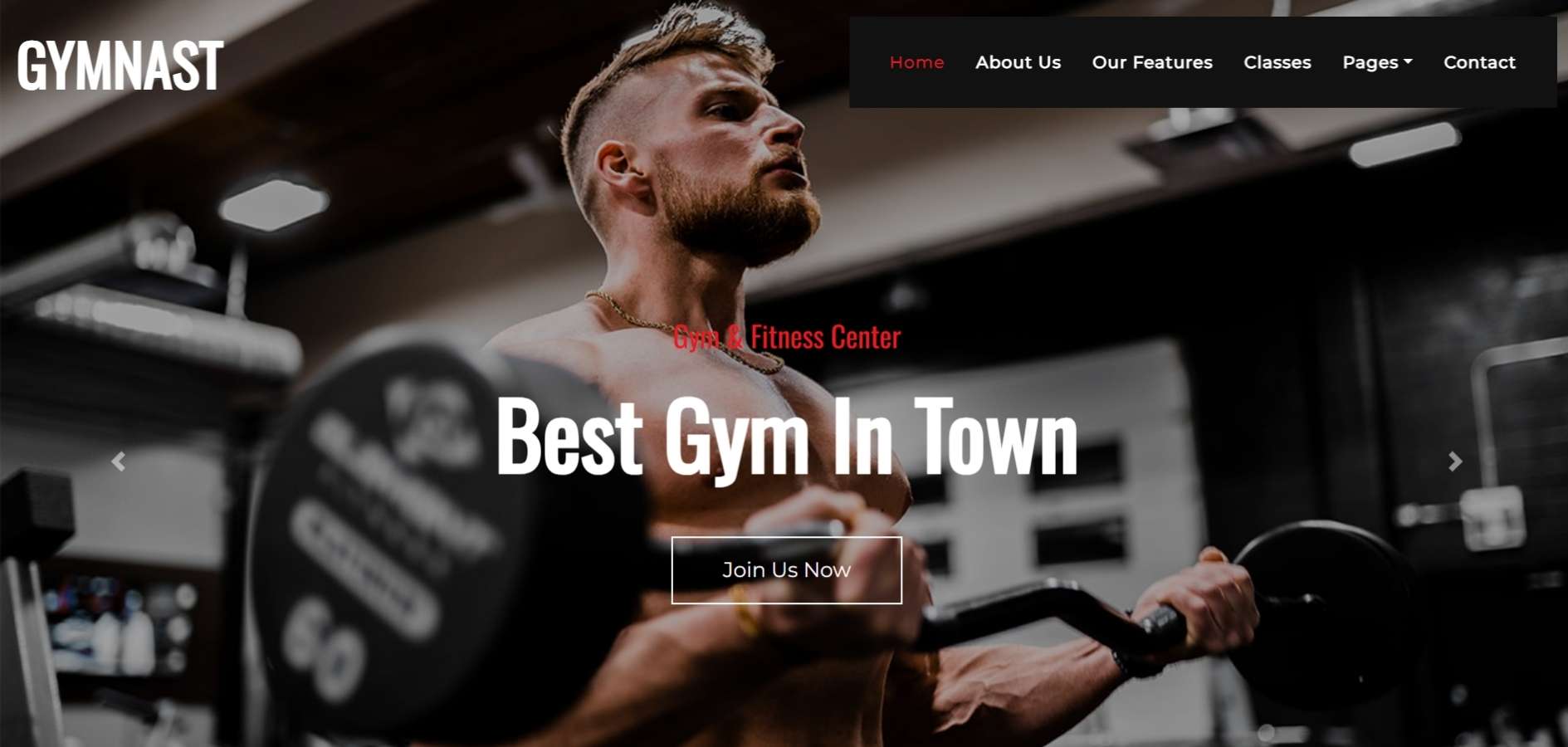 Gym Website HTML Template Gym Website HTML Template