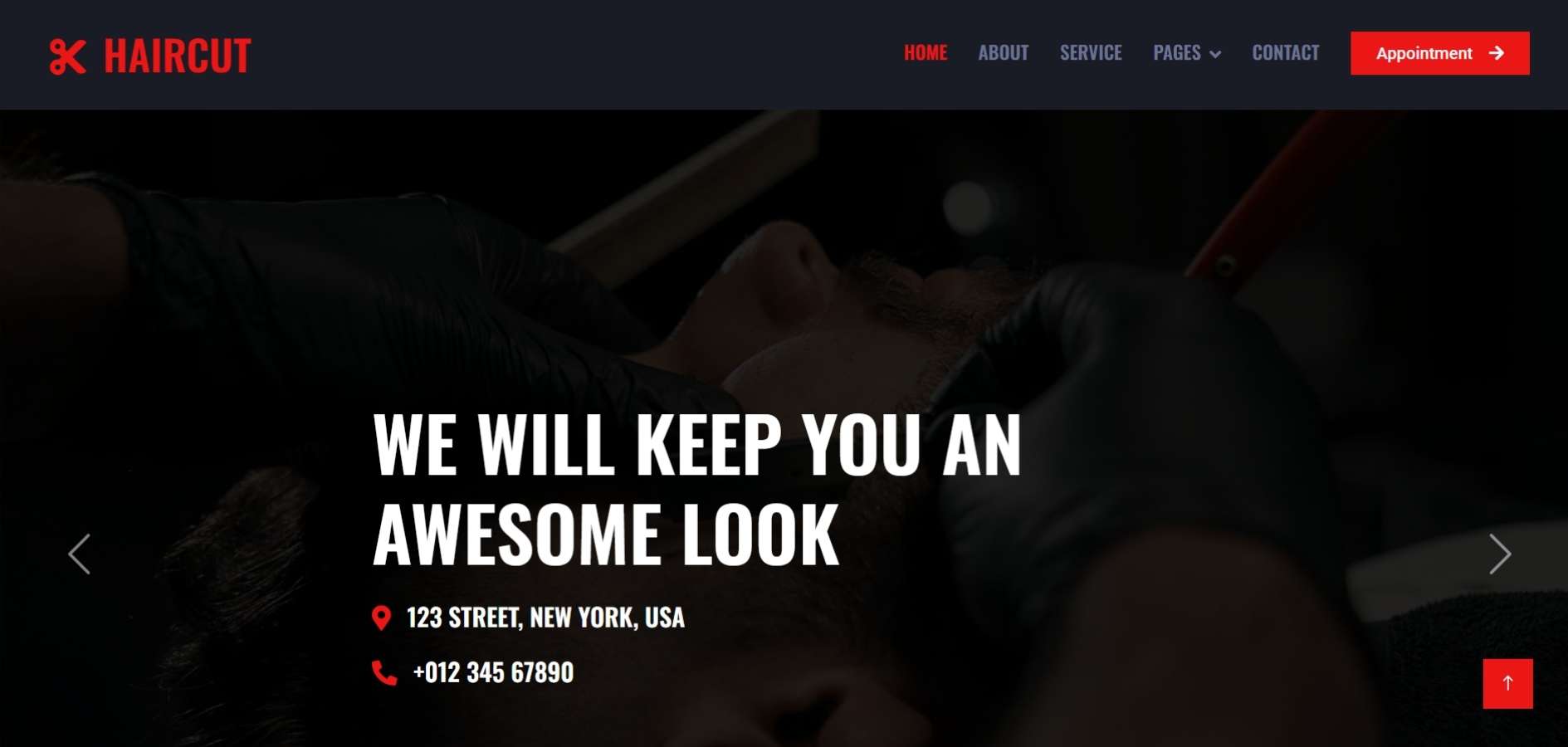 Hair Salon HTML Template Hair Salon HTML Template