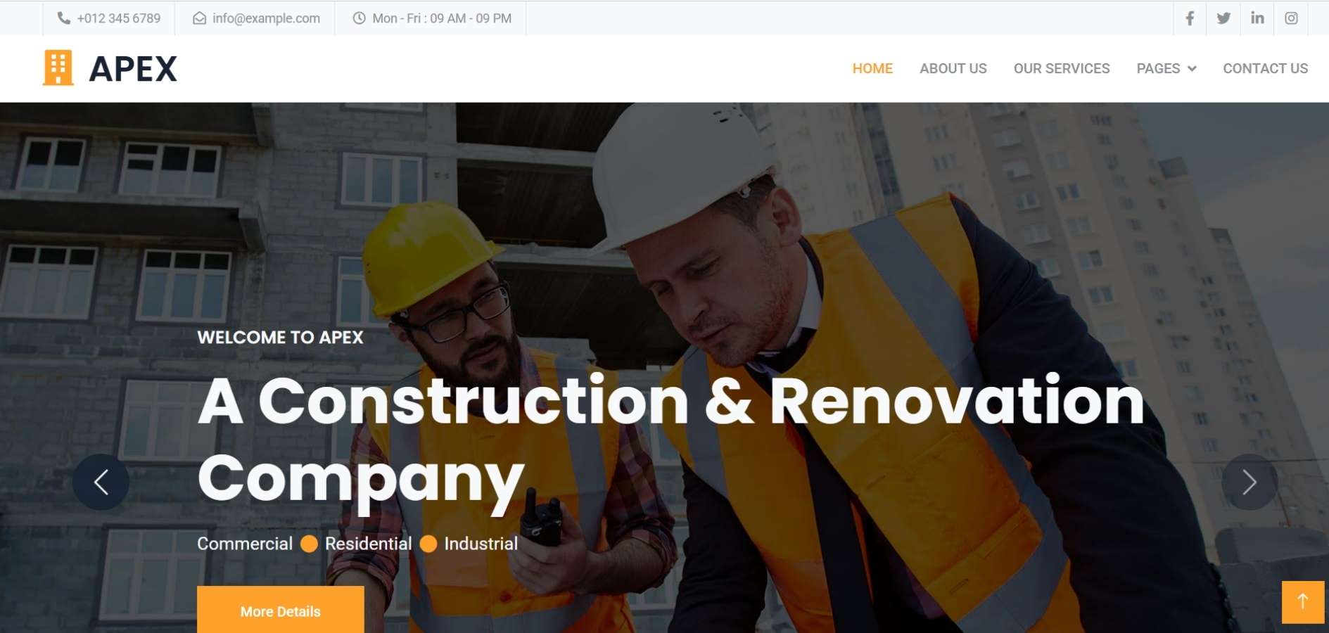 Home Repair Website HTML Template Home Repair Website HTML Template