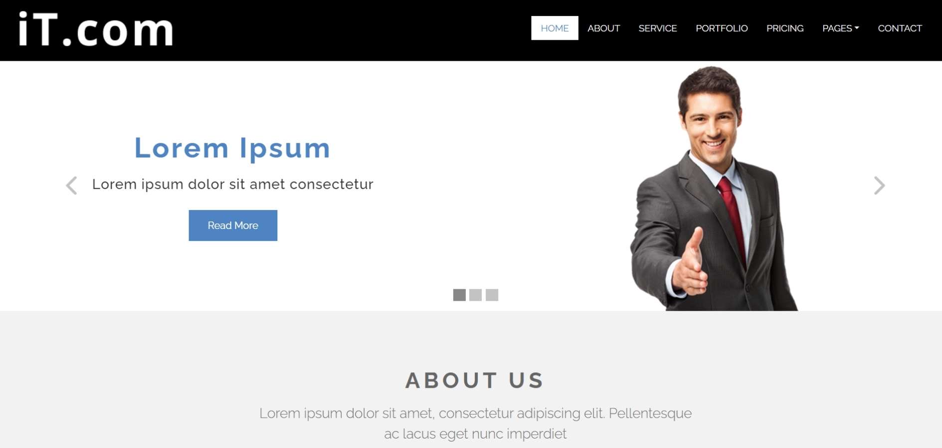IT Company Website HTML Template IT Company Website HTML Template