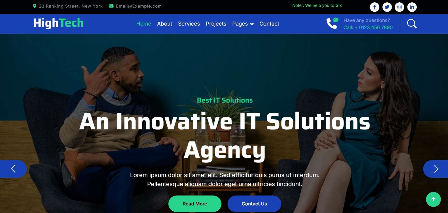 IT Solutions Website HTML Template IT Solutions Website HTML Template