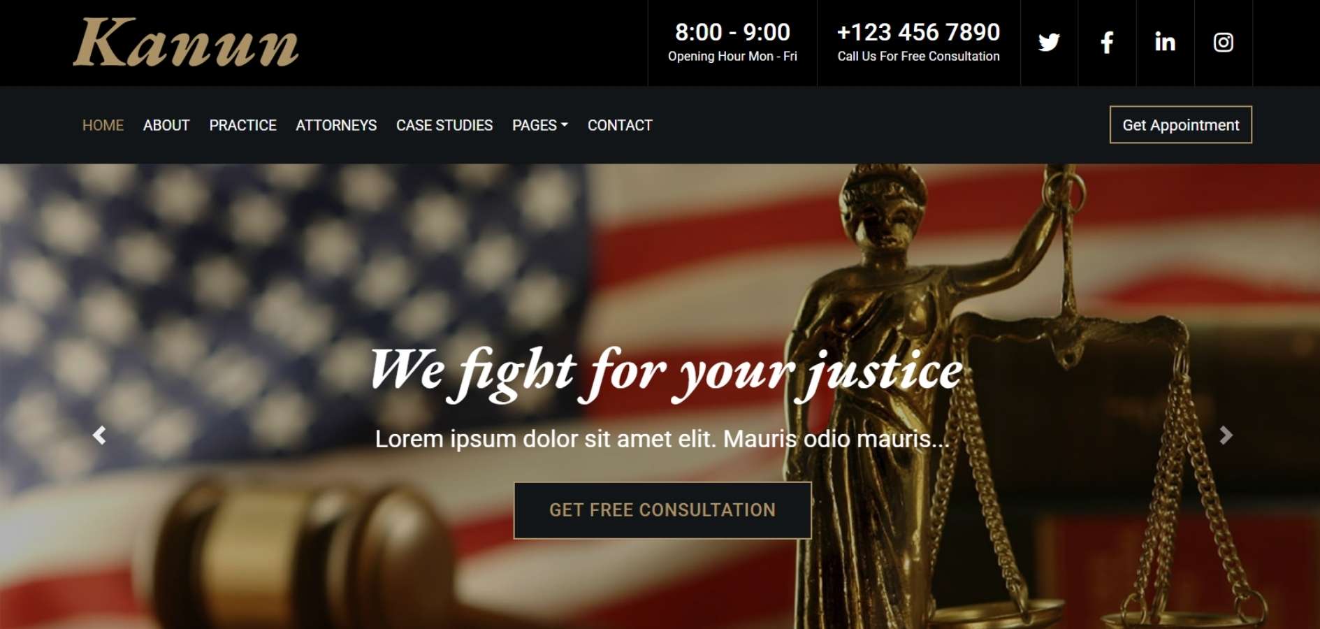 Law Firm Website HTML Template Law Firm Website HTML Template