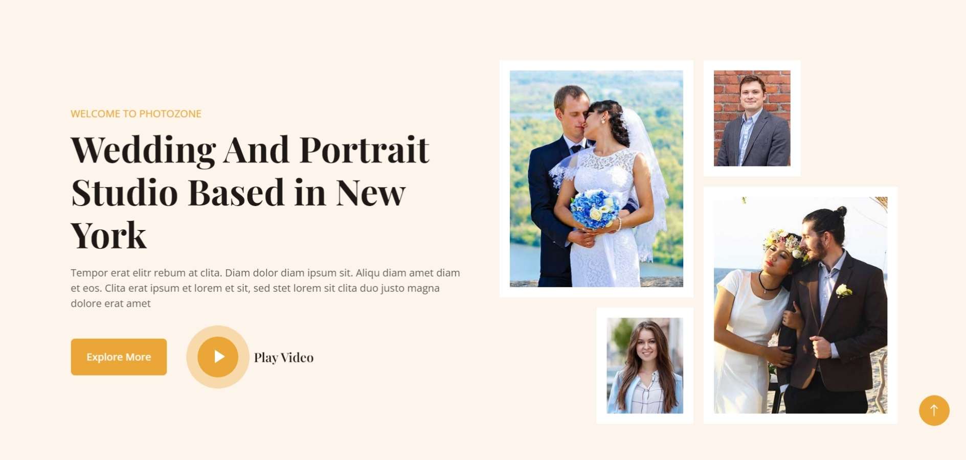 Photo Studio Website HTML Template Photo Studio Website HTML Template