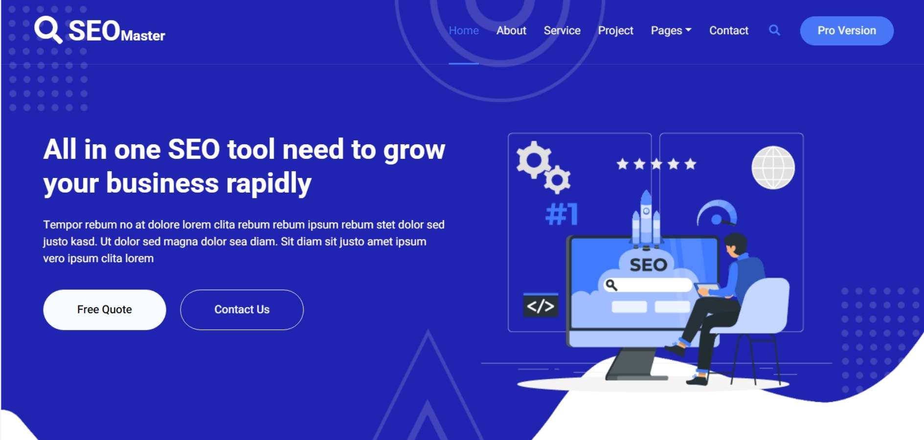 SEO Agency Website HTML Template SEO Agency Website HTML Template