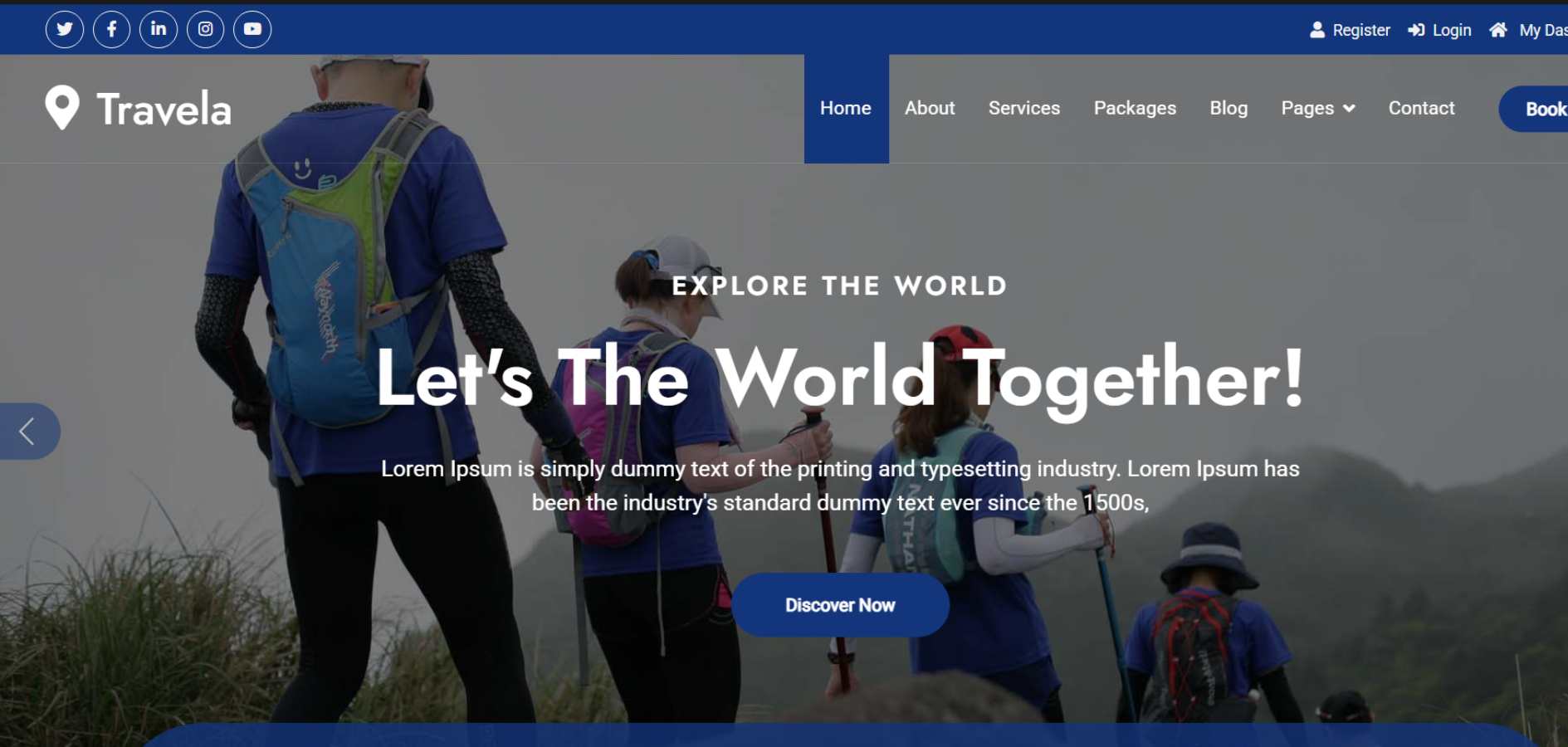 Tourism Website HTML Template Tourism Website HTML Template
