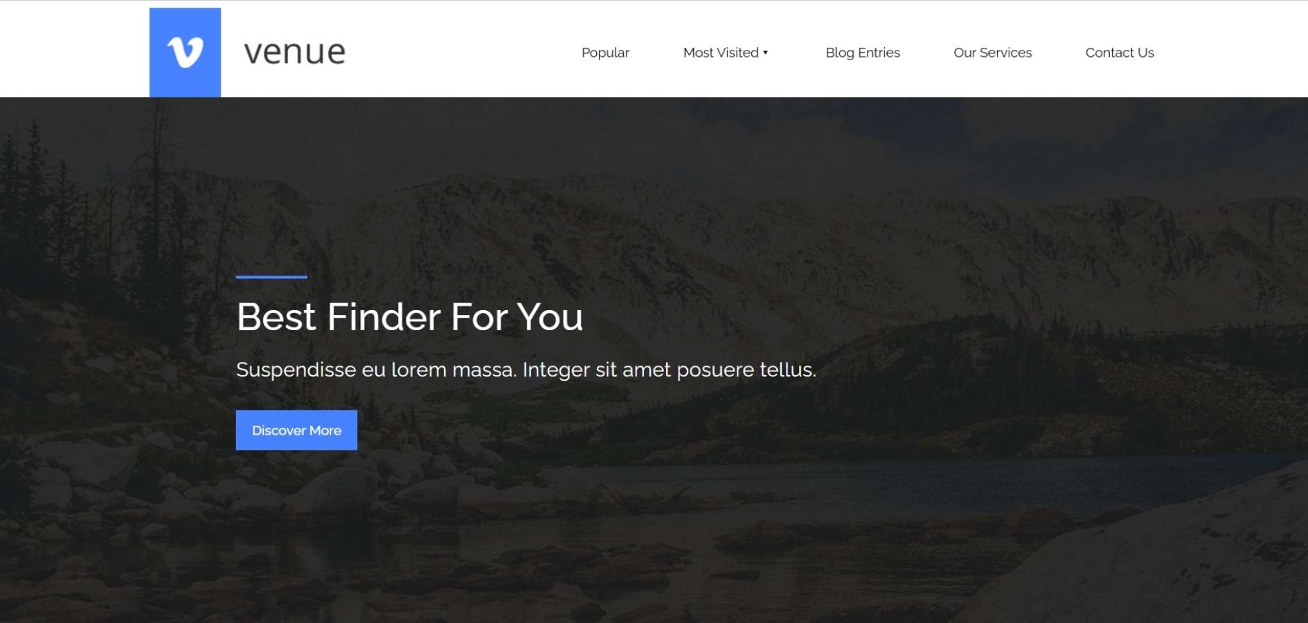 Venue HTML Template Venue HTML Template
