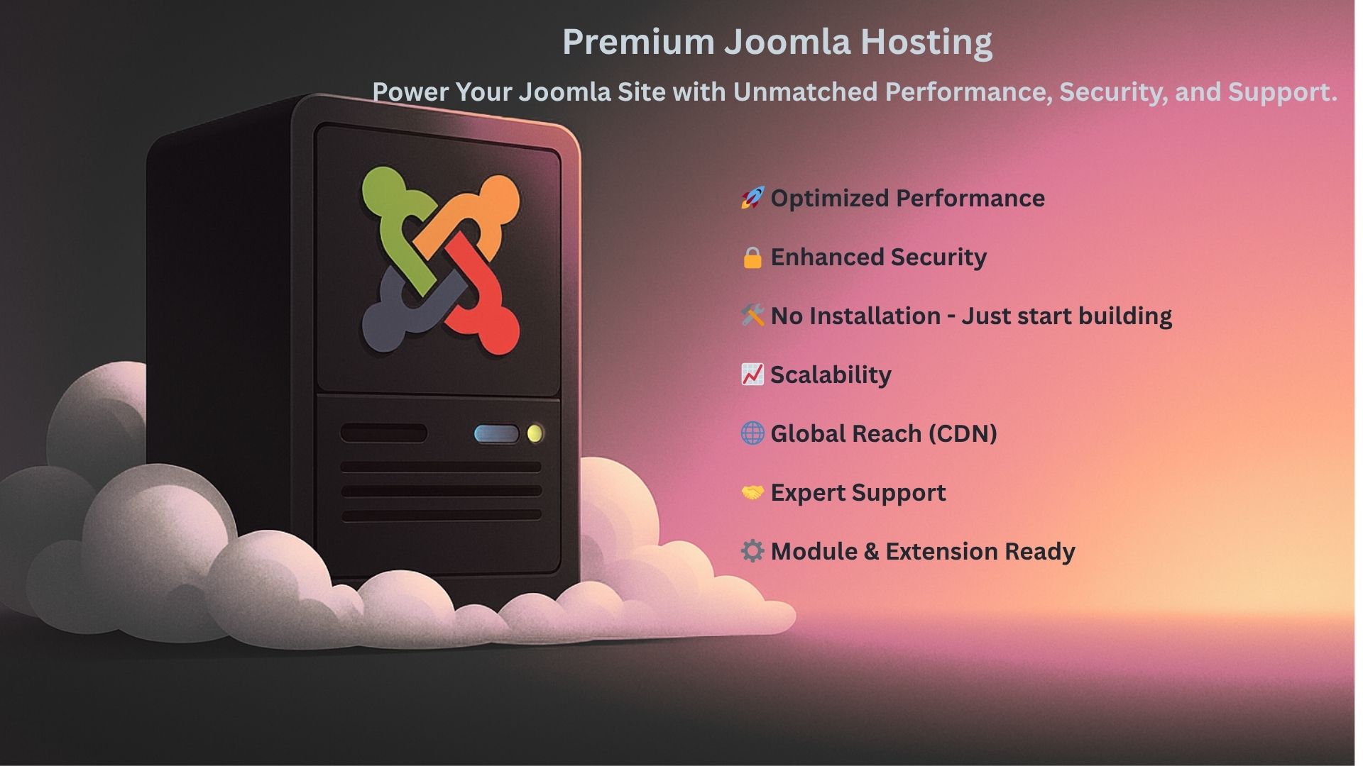 Joomla Website Hosting Joomla Website Hosting