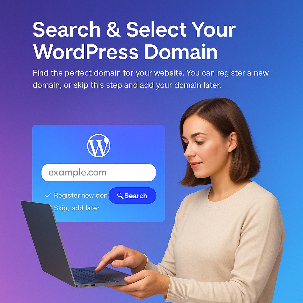 Search & Select Your Domain Search & Select Your Domain