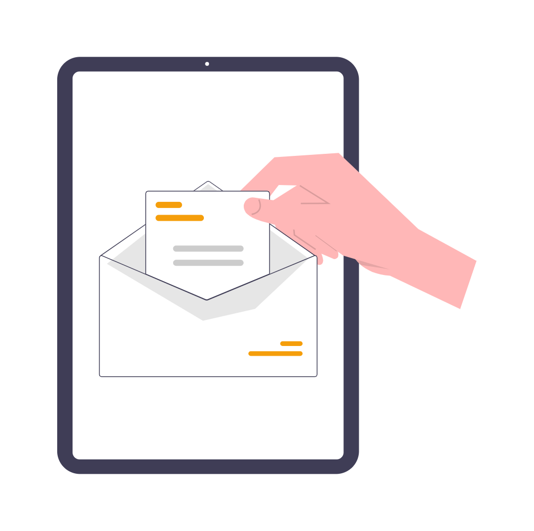 Receive Setup Email